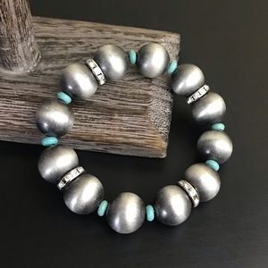 3/$20 Rhinestone Embellished Navajo Pearl Bracelet